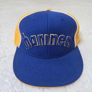 Seattle Mariners Mitchell & Ness MLB‎ Hat Cap 3D Logo Classics 1983 Size 7.5